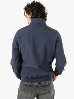 Guy Giacca da uomo con zip e interno in pile - blu scuro