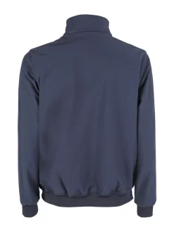 Guy Giacca da uomo con zip e interno in pile - blu scuro