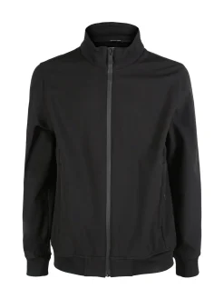 Guy Giacca da uomo con zip e interno in pile - nero