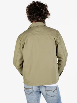 Guy Giacca da uomo in cotone con zip e tasconi