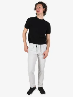 Guy Pantaloni casual da uomo in tessuto tecnico con coulisse