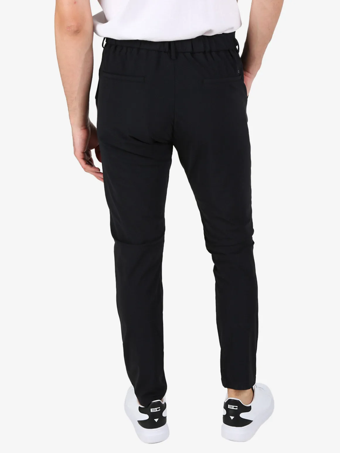 Guy Pantaloni casual da uomo in tessuto tecnico con coulisse