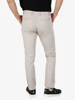 Guy Pantaloni casual da uomo texturizzati in cotone