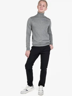 Guy Pantaloni eleganti da uomo con risvolto