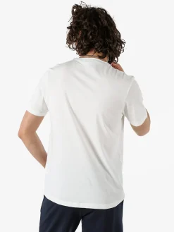 Guy T-shirt da uomo in cotone con stampa - bianco