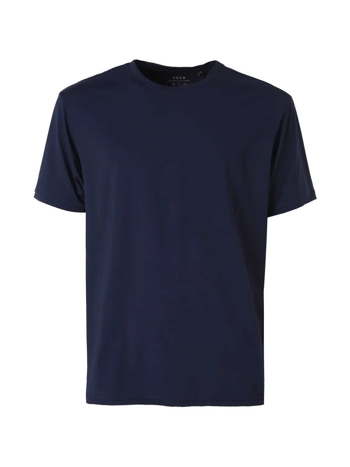 Guy T-shirt girocollo da uomo in tessuto tecnico traspirante - blu scuro