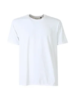 Guy T-shirt girocollo da uomo in tessuto tecnico traspirante - bianco