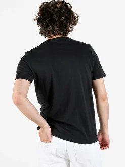 Guy T-shirt uomo in cotone con stampa sul fondo
