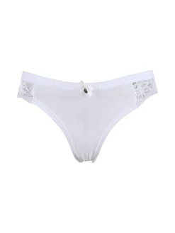 Hana Slip donna in cotone con pizzo
