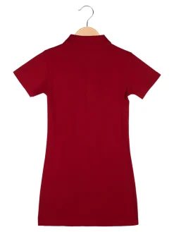 Hangar93 Vestito da bambina in cotone a maniche corte