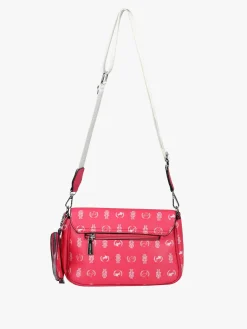 Harvey Miller Borsa a tracolla con stampa e portamonete