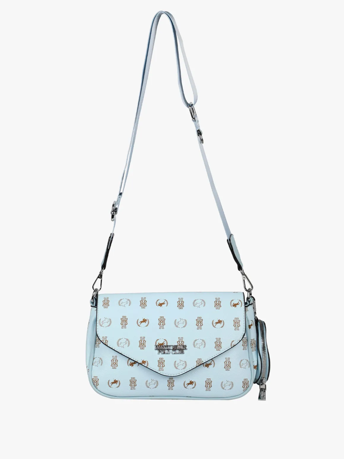 Harvey Miller Borsa a tracolla con stampa e portamonete