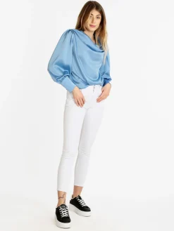 Hdl Milano Blusa donna con maniche ampie