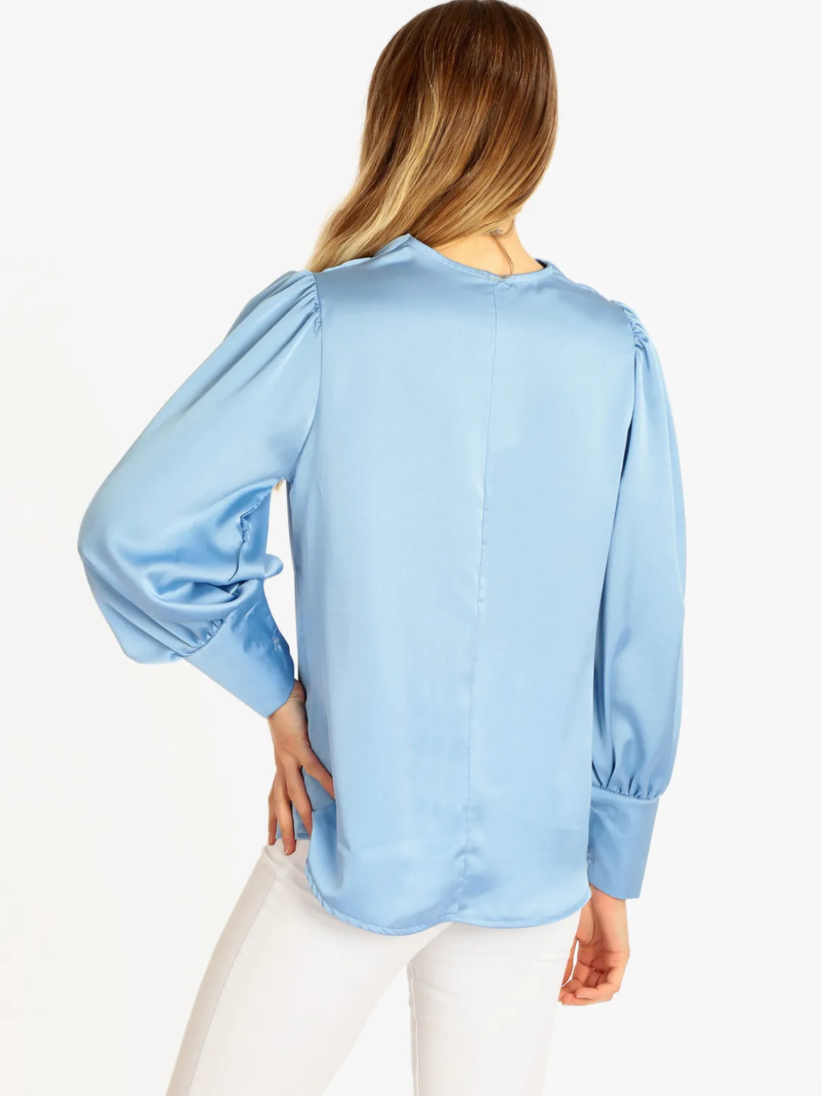 Hdl Milano Blusa donna con maniche ampie