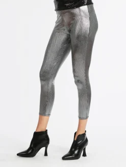 Hdl Milano Leggings donna con lurex