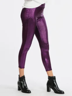 Hdl Milano Leggings donna con lurex