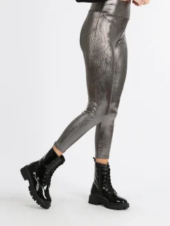 Hdl Milano Leggings donna con lurex