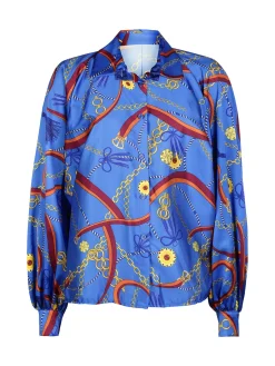 Hdl Milano Maxi camicia donna con stampe
