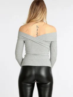Hdl Milano T-shirt donna con incrocio