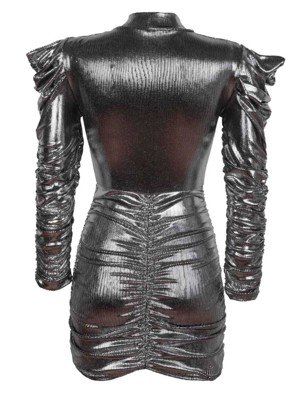 Hdl Milano Vestito donna con lurex drappeggiato