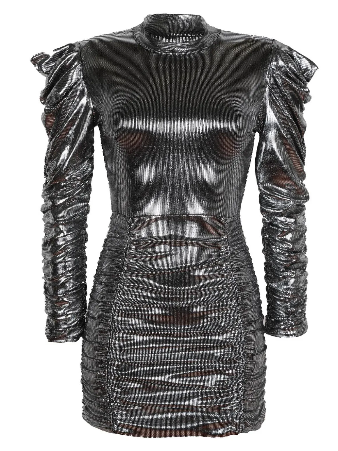 Hdl Milano Vestito donna con lurex drappeggiato