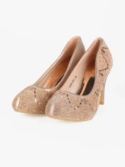 Hdluum Decolletè con glitter e strass da donna