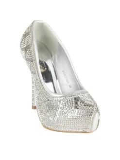 Hdluum Decolletè donna con glitter e tacco a spillo