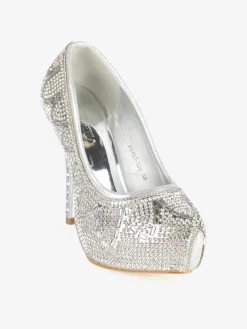 Hdluum Decolletè donna con glitter e tacco a spillo