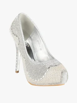 Hdluum Decolletè donna con glitter e strass