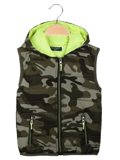 Hello Boy Gilet imbottito militare da bambino