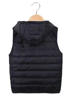 Hello Girl Gilet imbottito con cappuccio da bambina