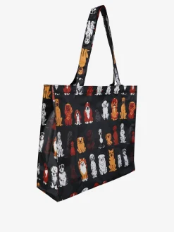 Hernan Borsa shopper della spesa con stampe - nero