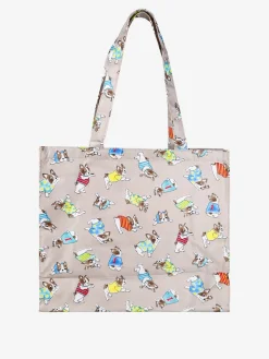 Hernan Borsa shopper della spesa con stampe - taupe