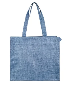 Hernan Borsa shopper della spesa con stampe - blu