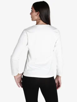 Hollywood Milano T-shirt donna sportiva a maniche lunghe