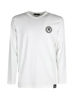 Hollywood Milano T-shirt uomo a maniche lunghe in cotone