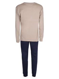 Hollywood Pigiama lungo da uomo in cotone interlock