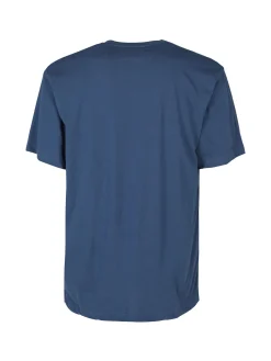 Hollywood T-shirt girocollo da uomo in cotone con patch gommata