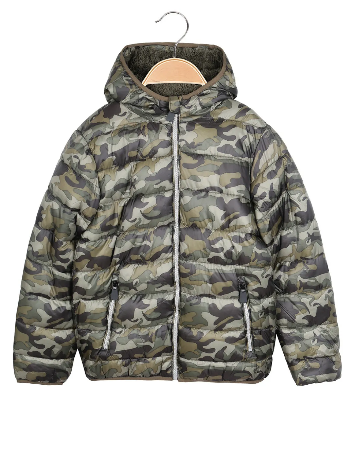 Hollywork Piumino da bambino con cappuccio