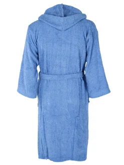 Home Zen Accappatoio unisex in spugna di cotone con cappuccio