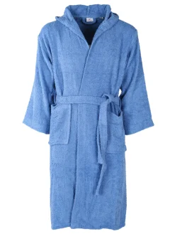 Home Zen Accappatoio unisex in spugna di cotone con cappuccio