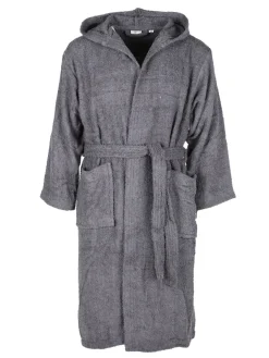 Home Zen Accappatoio unisex in spugna di cotone con cappuccio