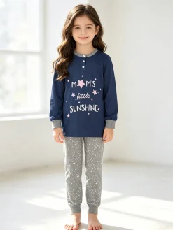 Hooky Pigiama lungo bambina con stampa