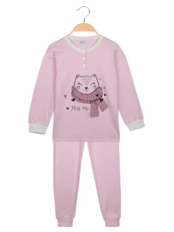 Hooky Pigiama lungo bambina con bottoni