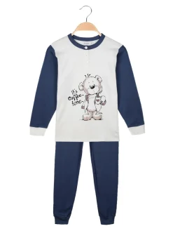 Hooky Pigiama lungo bambina con bottoni
