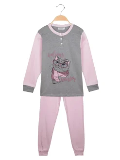 Hooky Pigiama lungo bambina con polsini