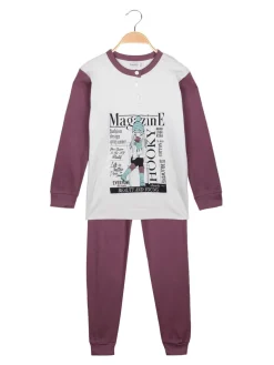 Hooky Pigiama lungo bambina in cotone