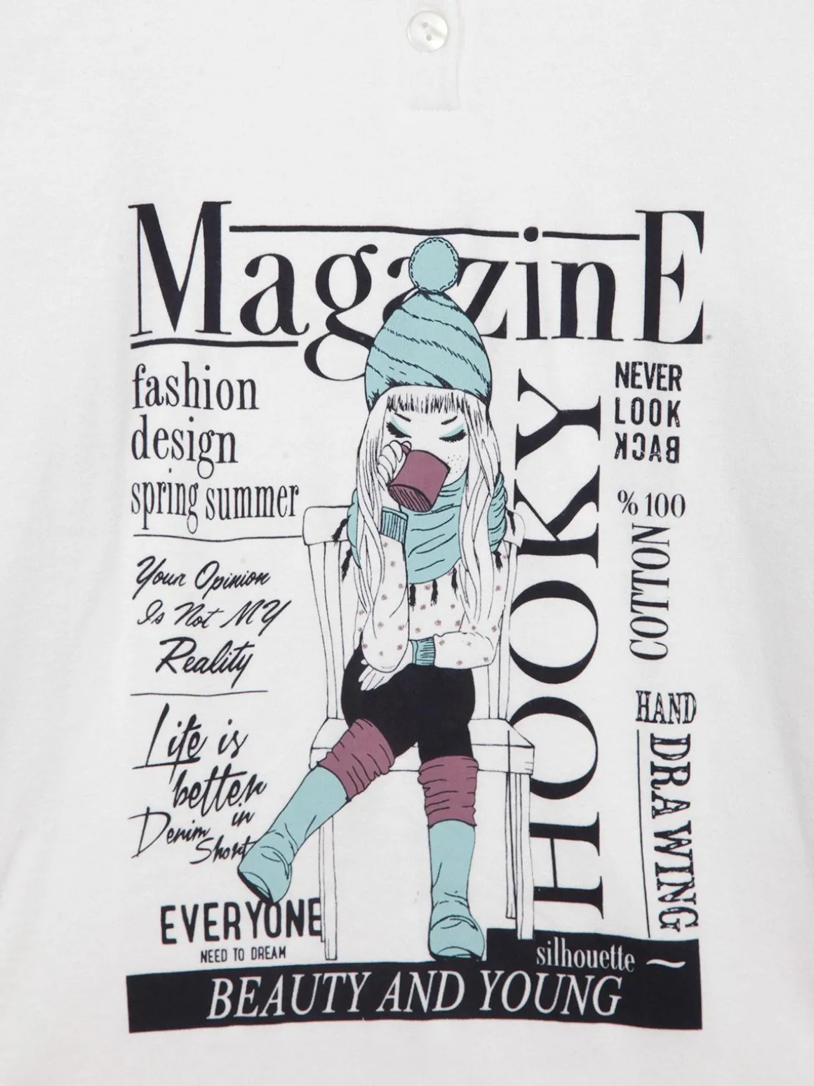 Hooky Pigiama lungo bambina in cotone