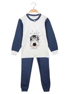 Hooky Pigiama lungo bambina in cotone