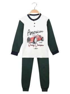 Hooky Pigiama lungo bambino con bottoni